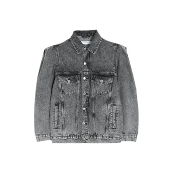 IRO NIGHT Denim Jacket Women's Dark Gray