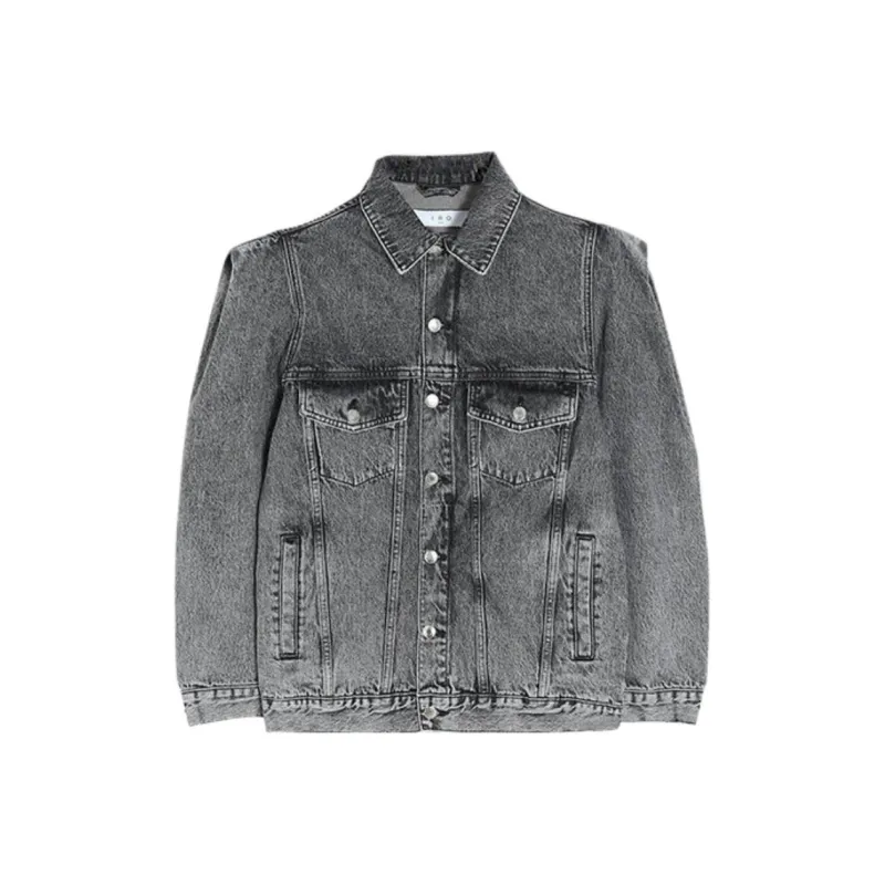 IRO NIGHT Denim Jacket Women's Dark Gray-0