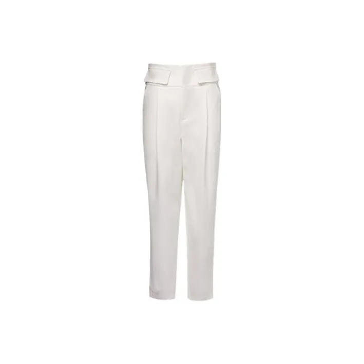 LOFT SHINE SS22 Slim Fit Pants Moderate Pants Women's White-0