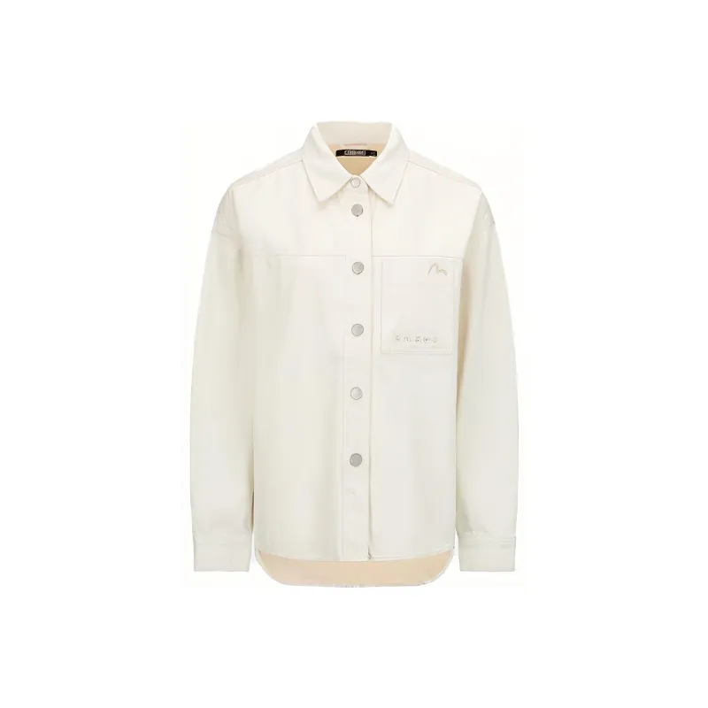 EVISU Denim Jackets Women's White-0