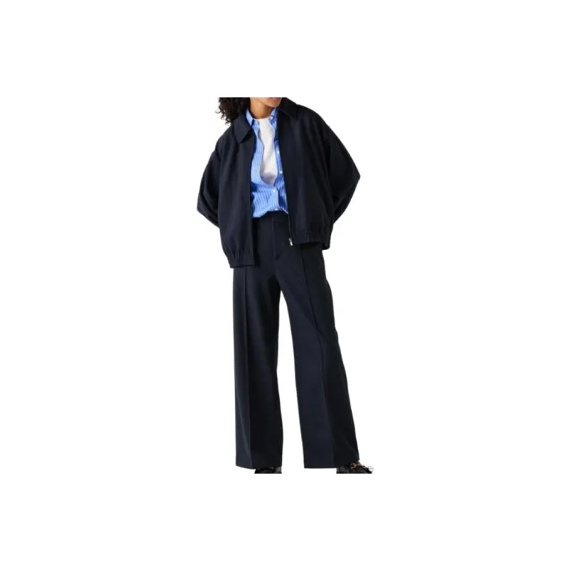 UNIQLO Casual Pants Women's Navy Blue-0