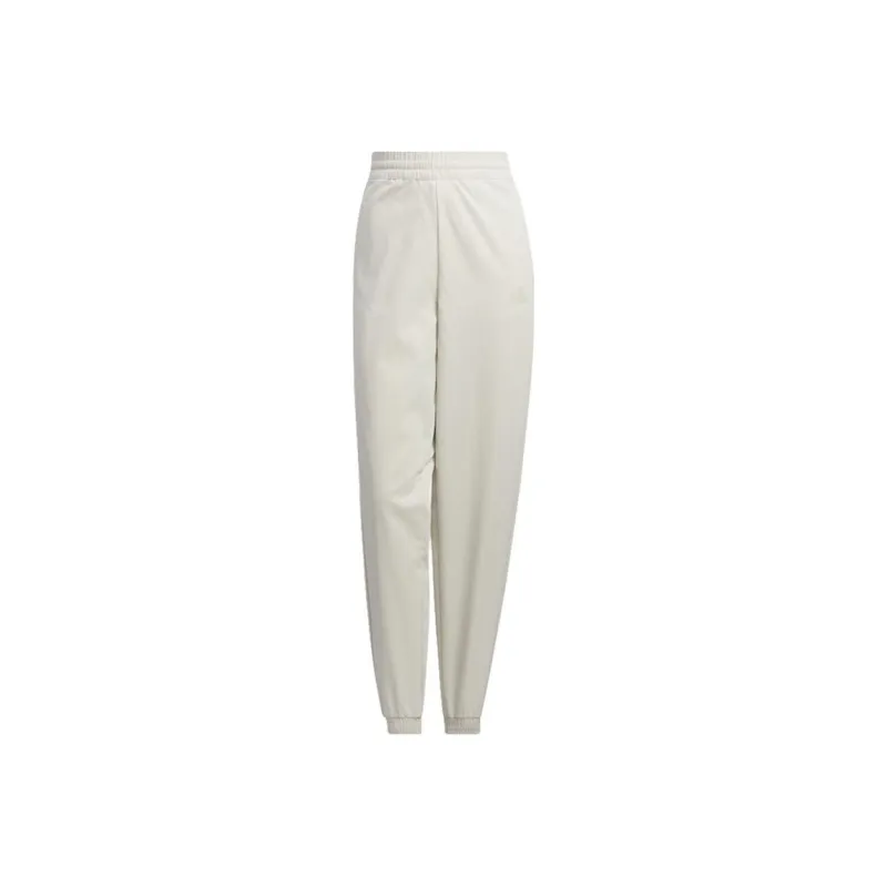 Adidas Knitted Sweatpants Women's Pink White-0