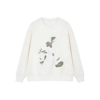 IHIMI Sweatshirts Women's Ecru