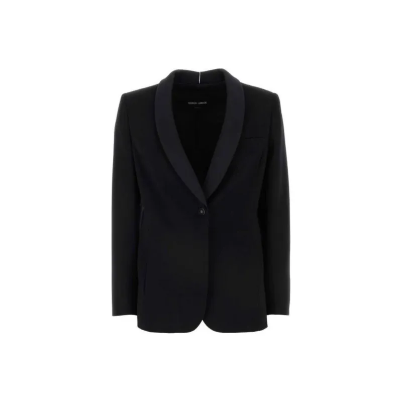 GIORGIO ARMANI Virgin Wool Blazer-0
