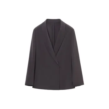 OVV Business Suits Women's Coffee Solid Color 11