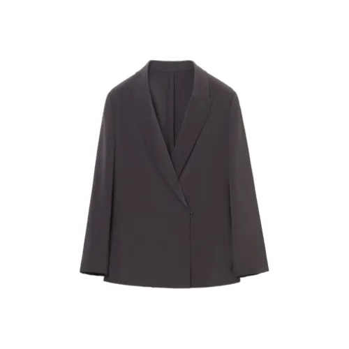 OVV Business Suits Women's Coffee Solid Color 11