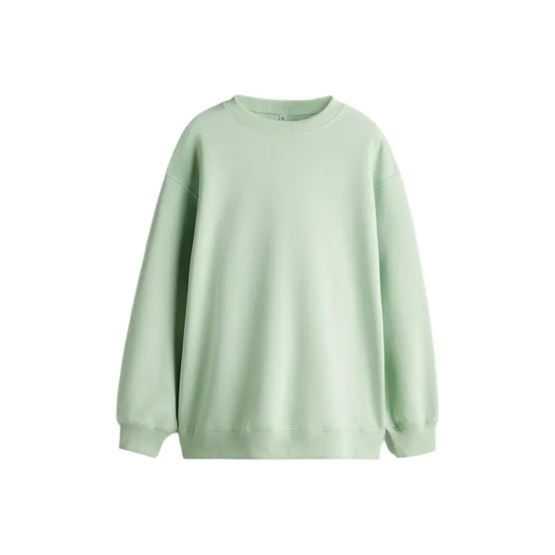 H&M Sweatshirt Women's Light Green-0