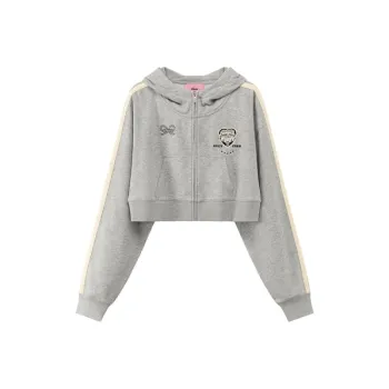 CHUU Cropped Coat Women's Light Gray