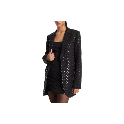 MICHAEL KORS Sequined Dot Stretch Crepe Blazer