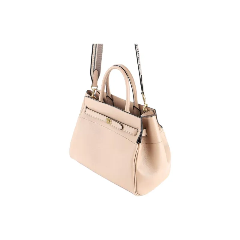Mulberry Calfskin One Shoulder Handbag Women's Beige-2