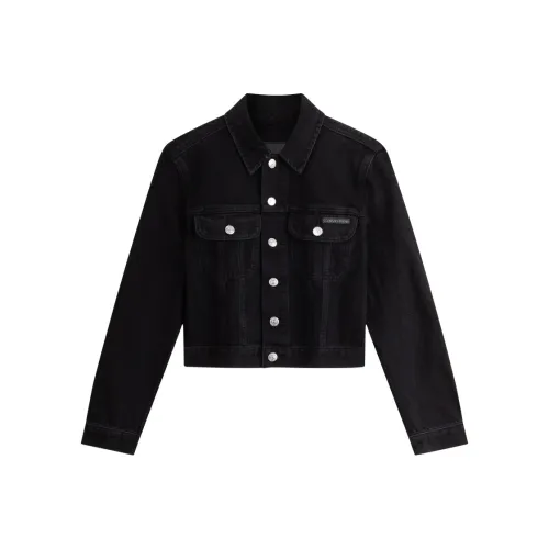 CALVIN KLEIN Denim Jacket Women's Black