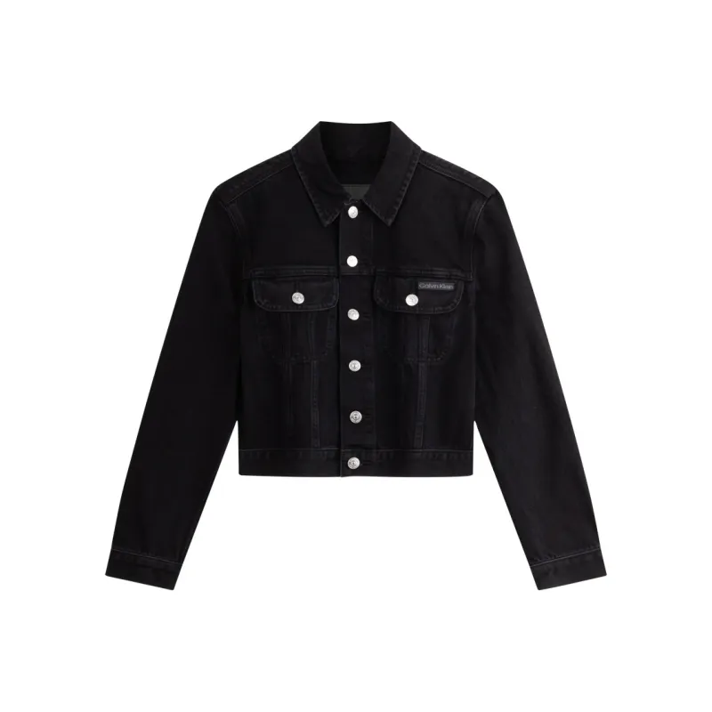 CALVIN KLEIN Denim Jacket Women's Black-0