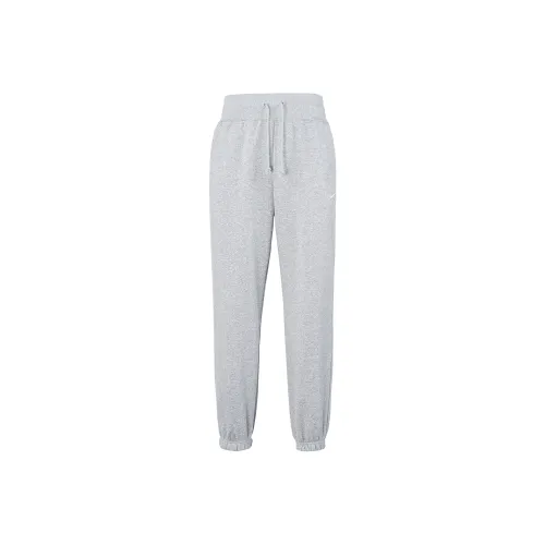 Nike Knitted Sports Pants Women's Light Gray