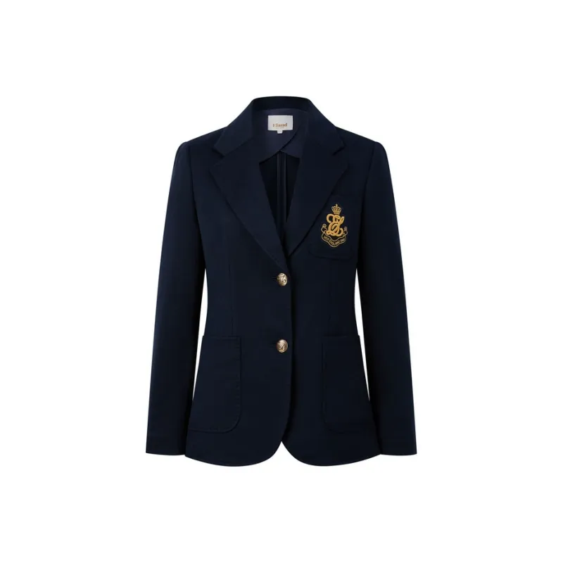 E.land Business Suit Women's Navy Blue-0