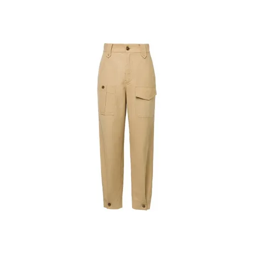 LOFT SHINE Straight Pants Women's Khaki