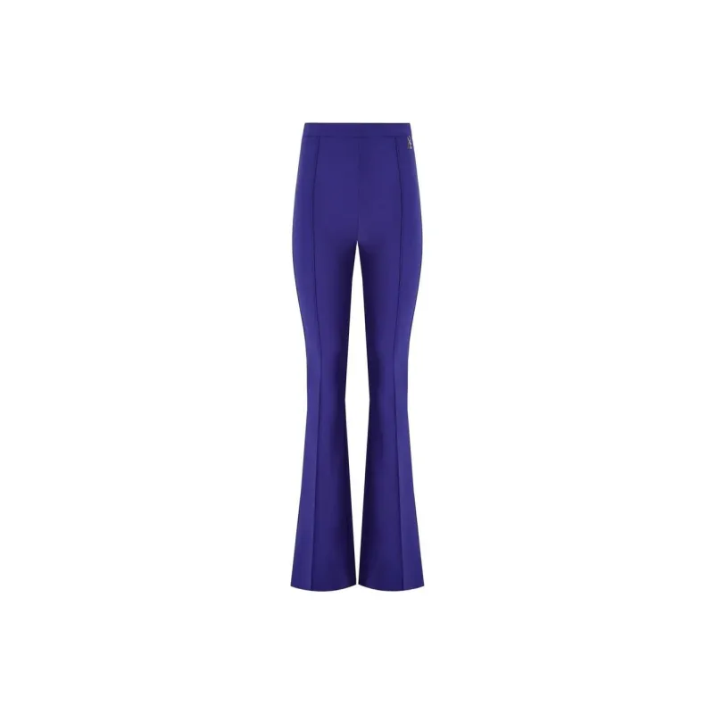Elisabetta Franchi Crepe Flared Trousers-0