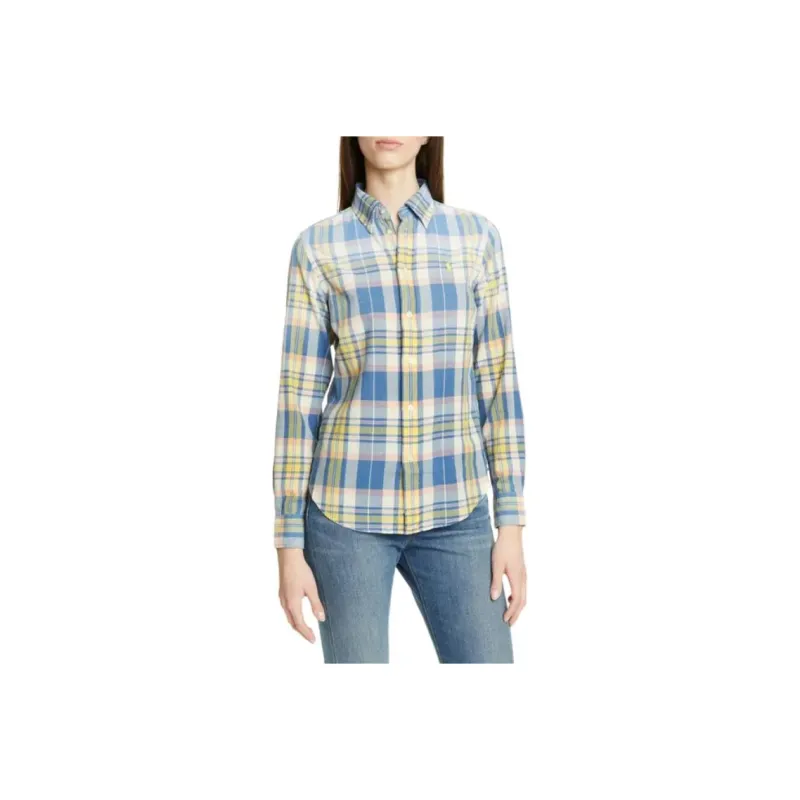 Polo Ralph Lauren SS24 Shirt Women's Blue Yellow-0