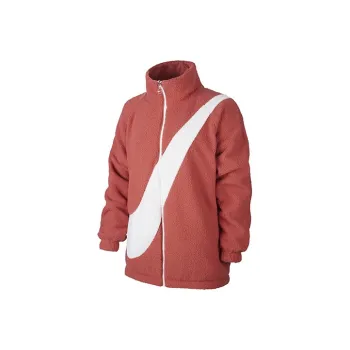 Nike Women'ss Reversible Swoosh Jacket Light Redwood/White