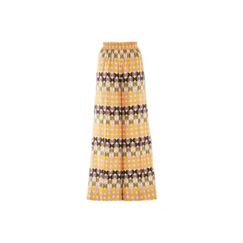 La DOUBLEJ. Geometric print Palazzo Trousers