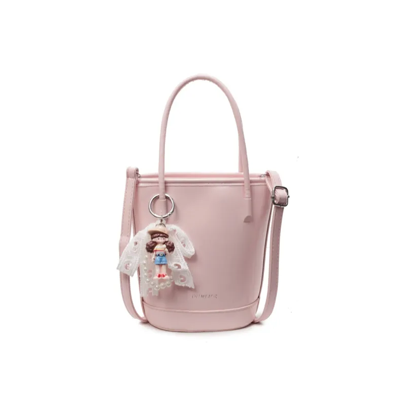Yalu PU Shoulder Bag, Crossbody Bag, Handbag Women's Ecru/Pink/Black/Green-0