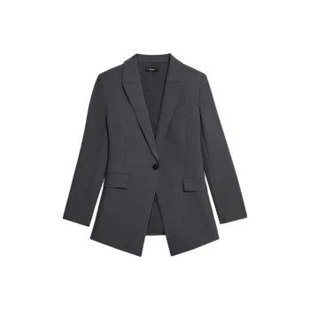 THEORY Single Breasted Tailored Blazer