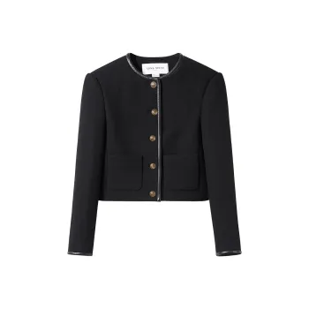 Miss Sixty Cropped Coats Women's Black