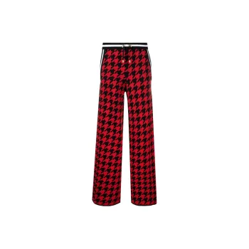 BALMAIN Knitted Sweatpants Women's Red