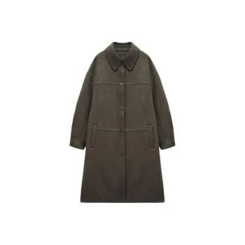 INSUN Coats Women's Olive Green