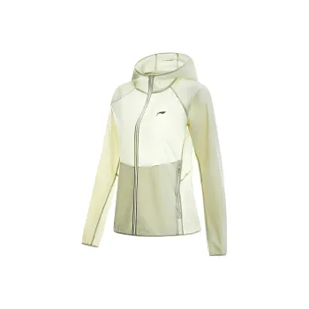 LINING Running Collection Sun Protection Clothing Women's Wuzhi Green Reflective Silver Print