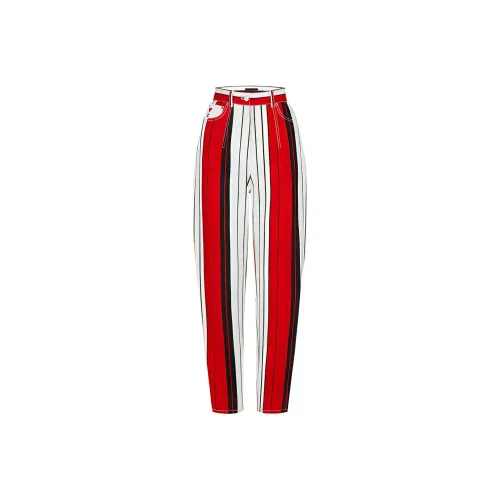 LOUIS VUITTON Casual Pants Women's Red