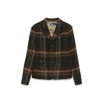 Polo Ralph Lauren Plaid Single-Breasted Blazer