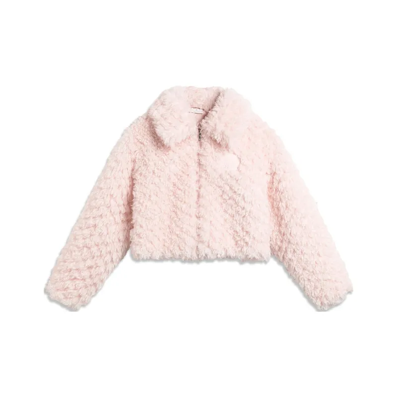 LiNing x LEAGUE OF LEGENDS Velvet feel Coat Women's Light Pink-0