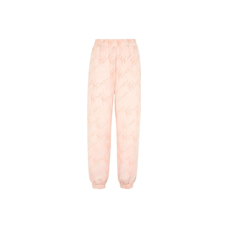 FENDI SS22 Casual Pants Women's Pink-0