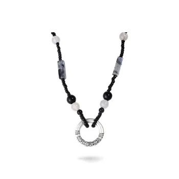 MAGICPOLE Agate Necklaces Men's