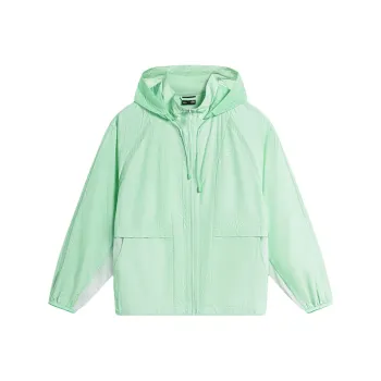 LiNing Weekend Youth Breathable UV Protection Sun Protection Clothing Women's Cooling Green