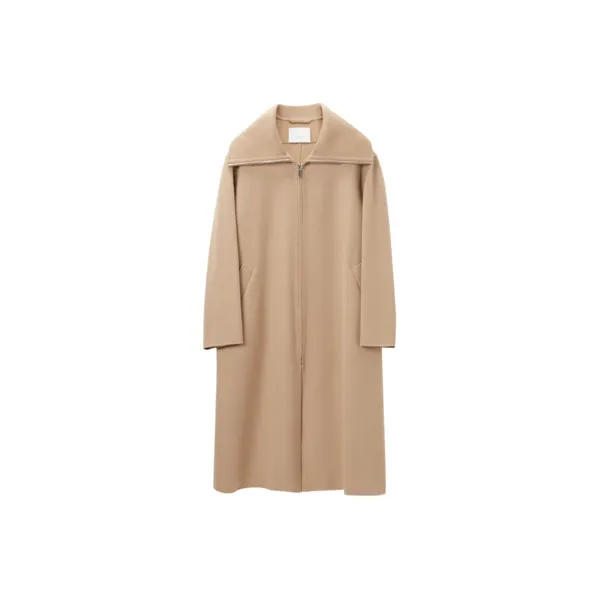 OVV Coats Women's Camel & A4 Trim-0