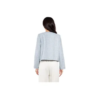 SMEN Cropped Coats Women's Blue