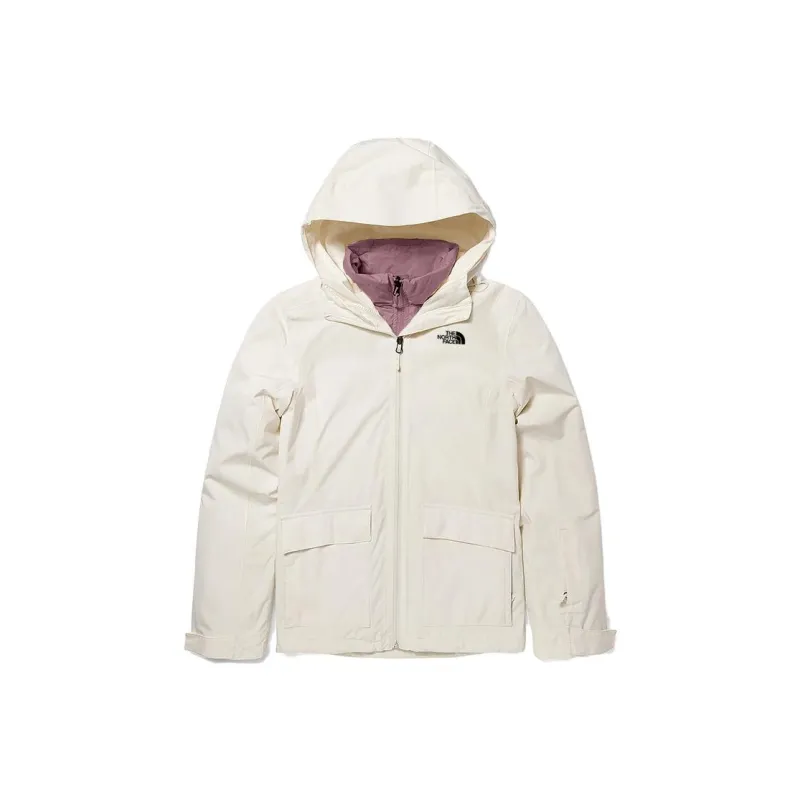 THE NORTH FACE Water Resistant Windbreaker Jacket Women's White-0