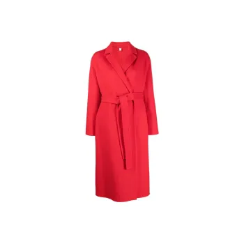 Burberry Coats Women's Red