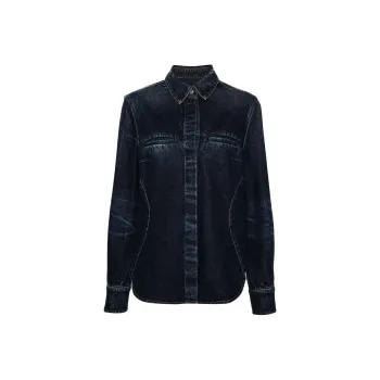 Ferragamo Whiskered Denim Shirt