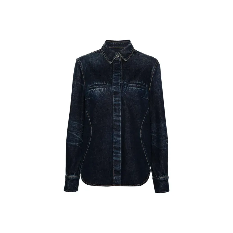 Ferragamo Whiskered Denim Shirt-0