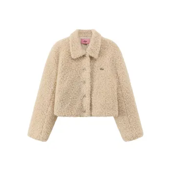 CHUU Cropped Coat Women's Beige