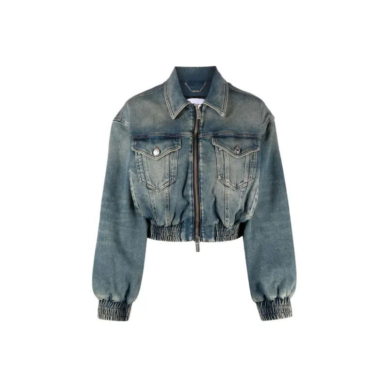 Blumarine Denim Jacket Women's Blue-0