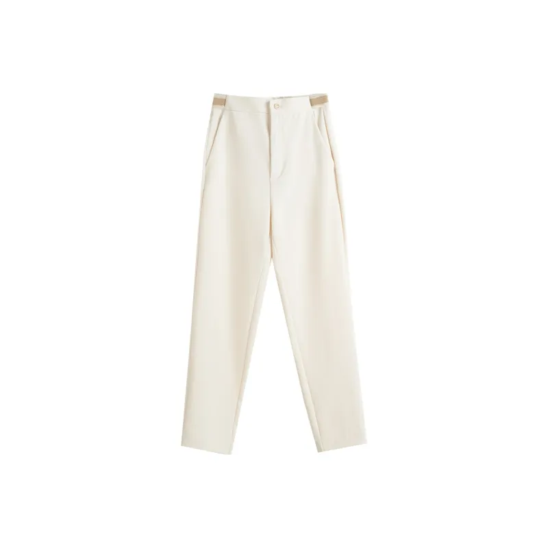 Olrain SS22 Harem Pants Moderate Casual Pants All Women's White-0