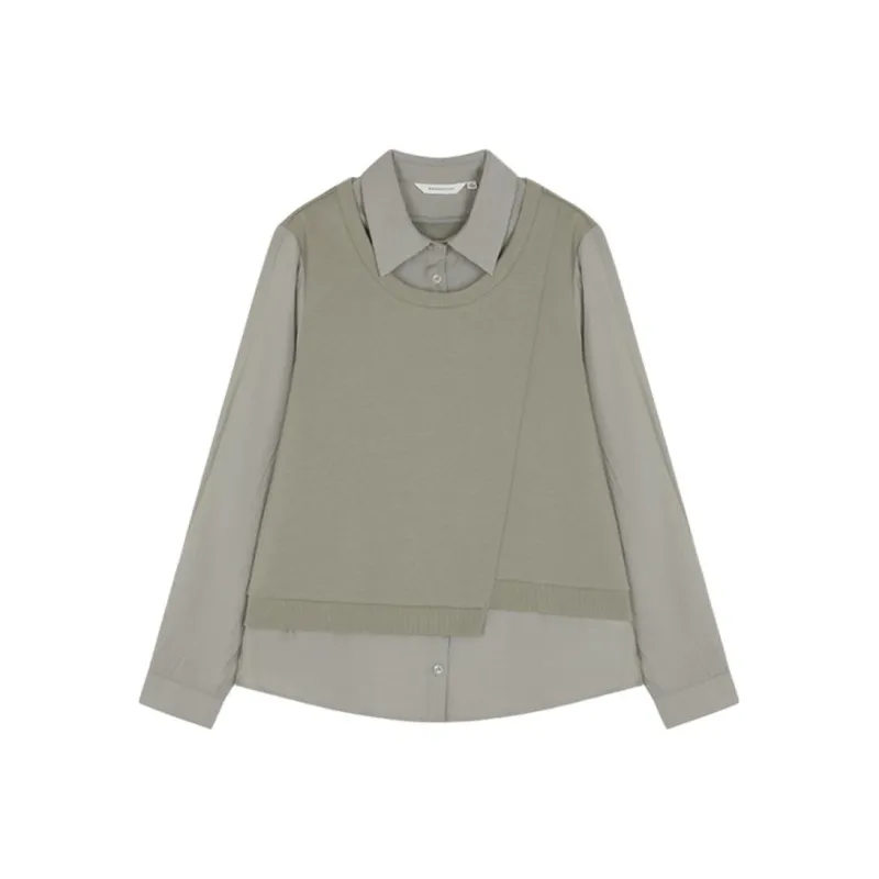 Mo Han Yi Mei Sweatshirt Women's Pea Green-0