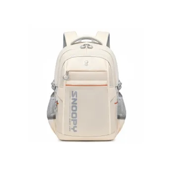 SNOOPY Polyester Backpack Large Size Unisex Multicolor