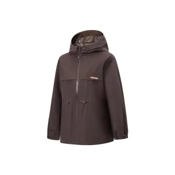 LiNing Fitness Series Trench Coat Women's Charcoal Brown