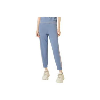 JZ. ANNAKRO Casual Pants Women's Floral Light Blue