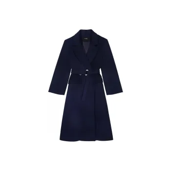 Maje Coats Women's Dark Blue