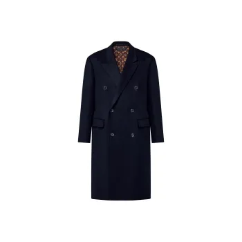 LOUIS VUITTON Coat Women's Marine Blue